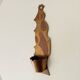 Vintage solid brass gold wall candle holder