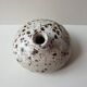 Flower vase in pyrite ceramic stoneware signed Alain Prudhomme