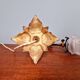 Gilt bronze table lamp, floral decoration, 1910s-20s