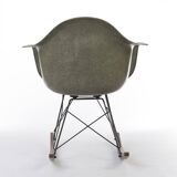 Olive Green Herman Miller Original Vintage Eames RAR Rocking Arm Chair