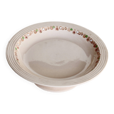 Antique Longwy compote in pink earthenware - Betty series - Art Deco design