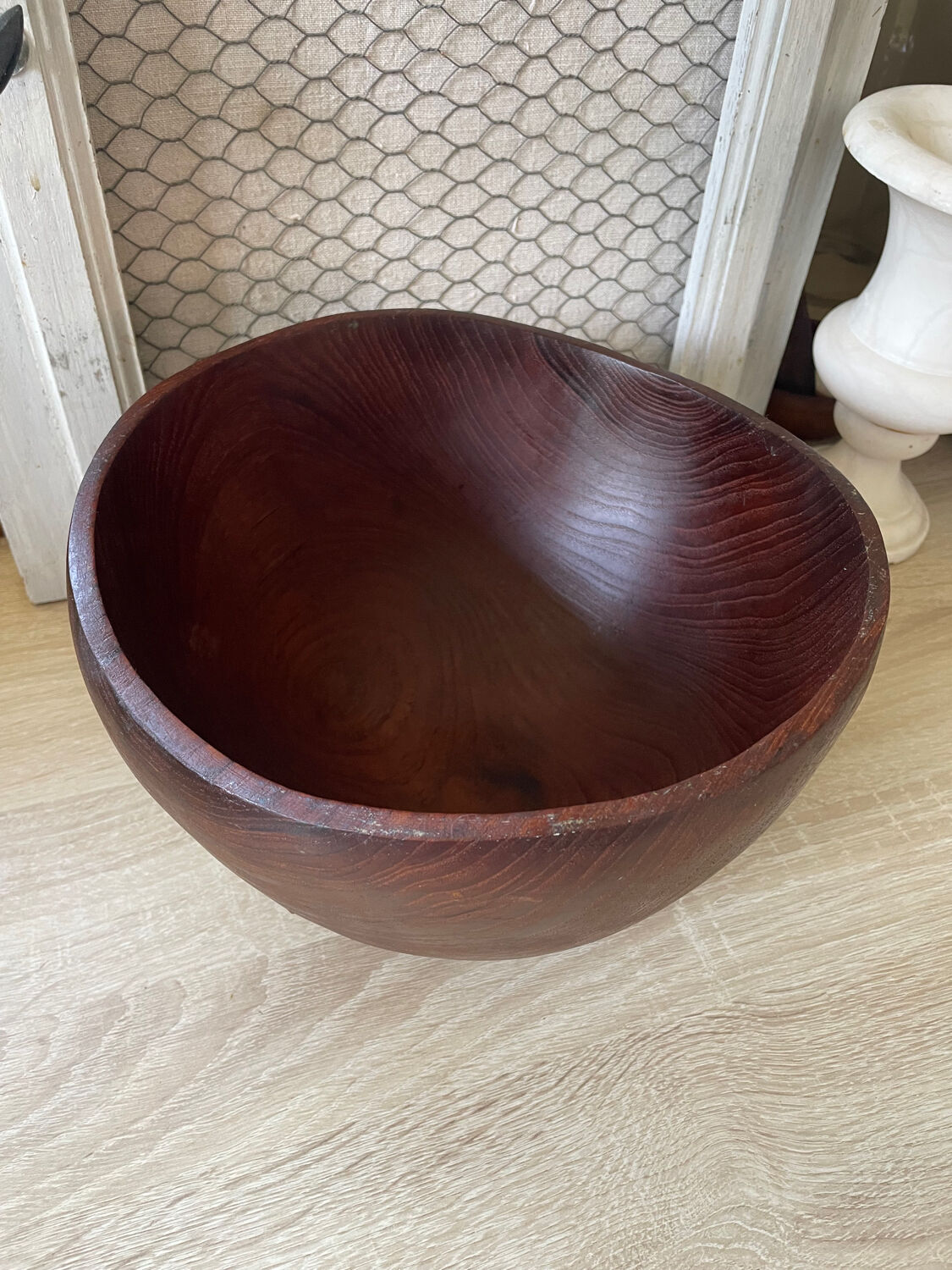 Vintage teak bowl 3l.