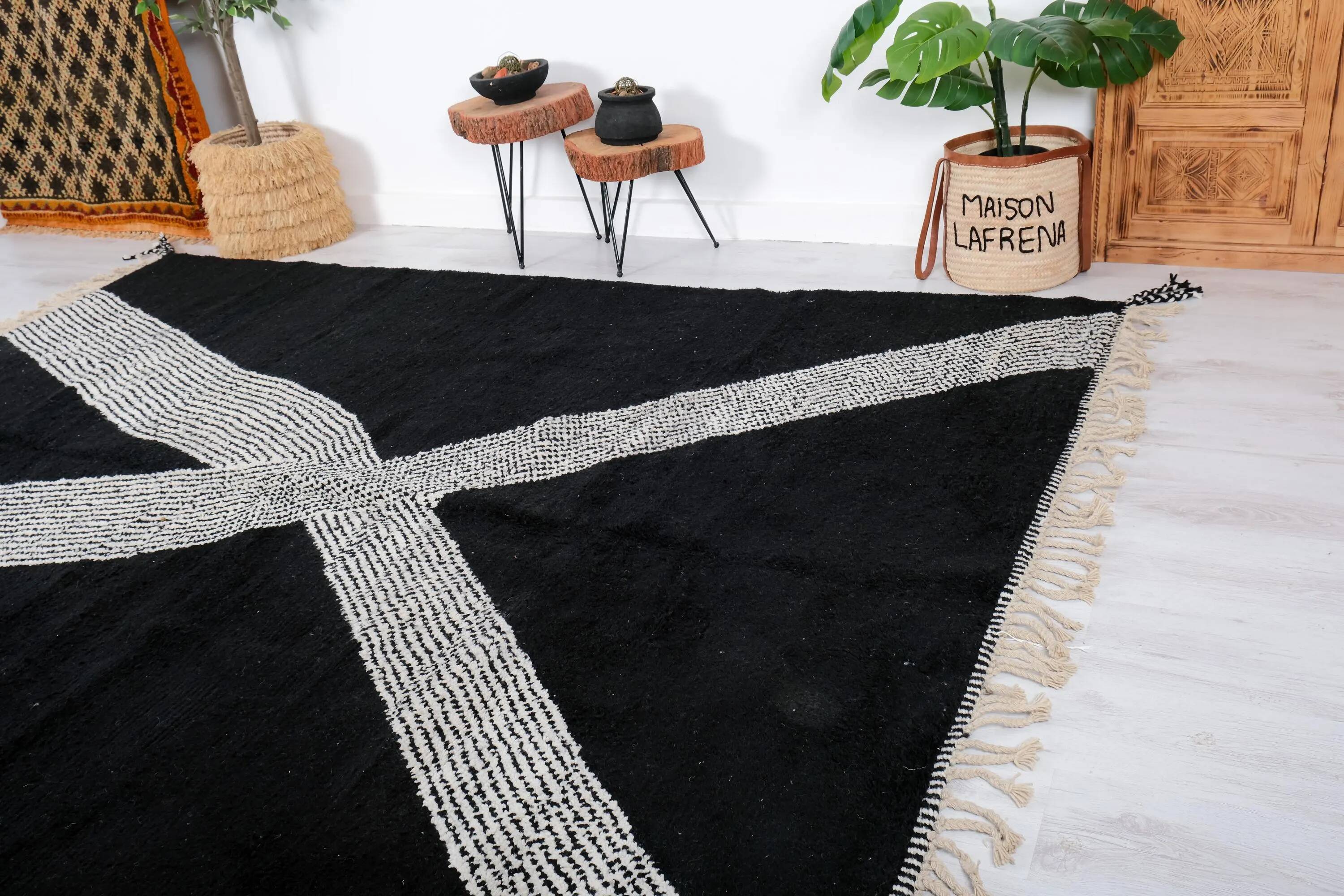 Tapis fait main traditionnal 250cmX150cm marocain