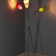 Three-armed floor lamp, Lidokov, 1950s–1960s, Czechoslovakia