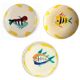 Enamelled ceramic plate with fish decoration - Gérard Hofmann - Vallauris - 1950s
