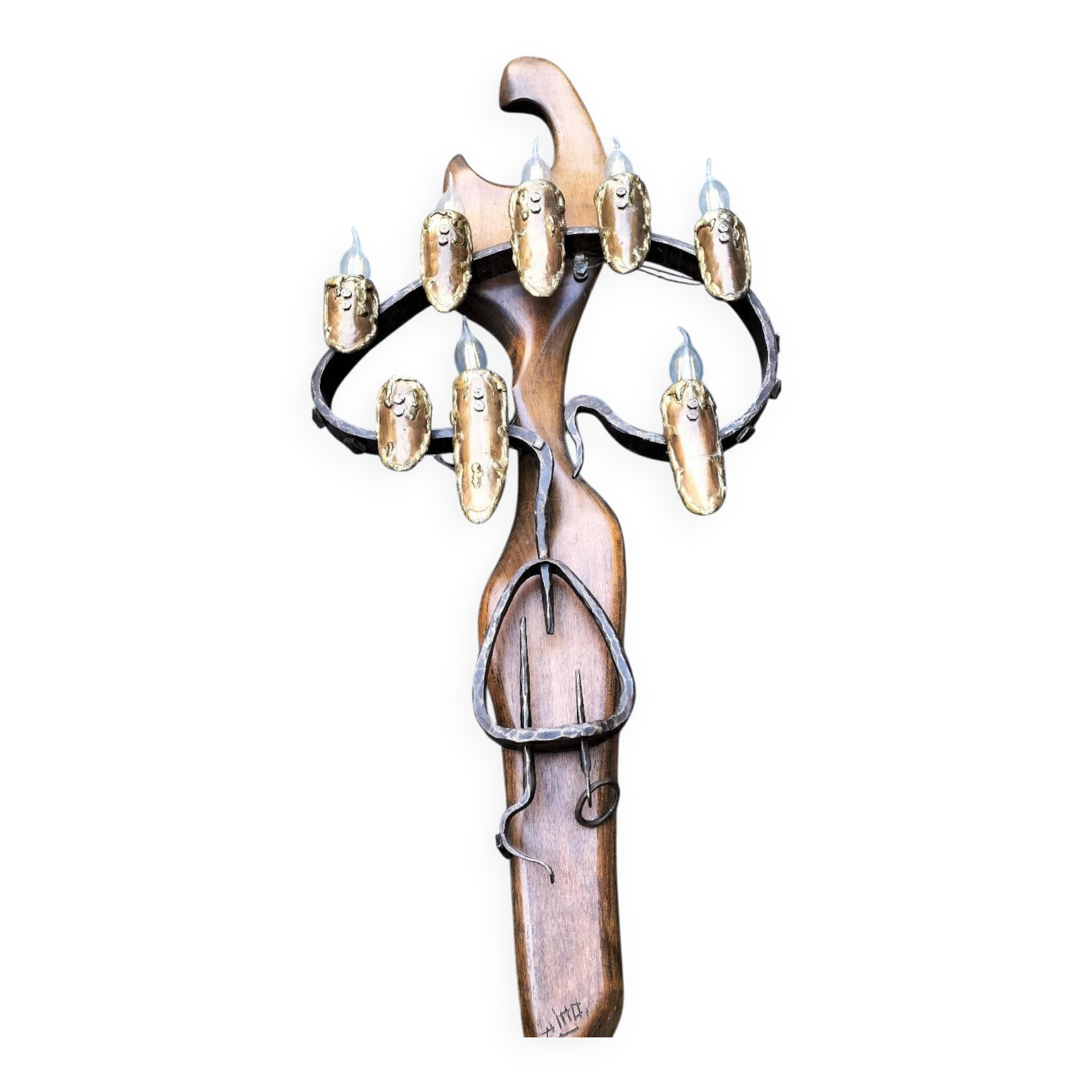Large wall sconce, one-of-a-kind