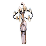 Large wall sconce, one-of-a-kind
