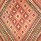 Large vintage Tunisian mergoum rug 258x330cm