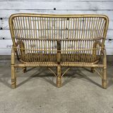 Rattan bench