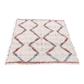 Tapis artisanal en coton recyclé - Réversible - Multicolor