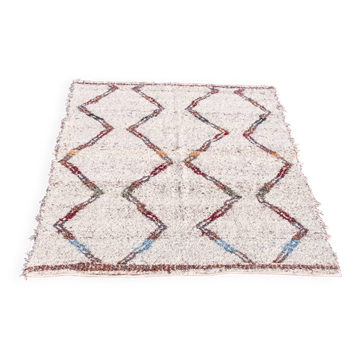 Recycled cotton handmade rug - Reversible - Multicolor