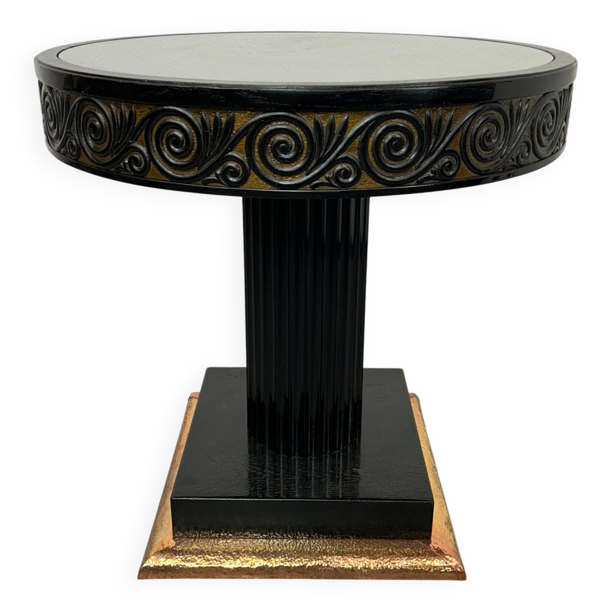 Black Jugendstil coffee table