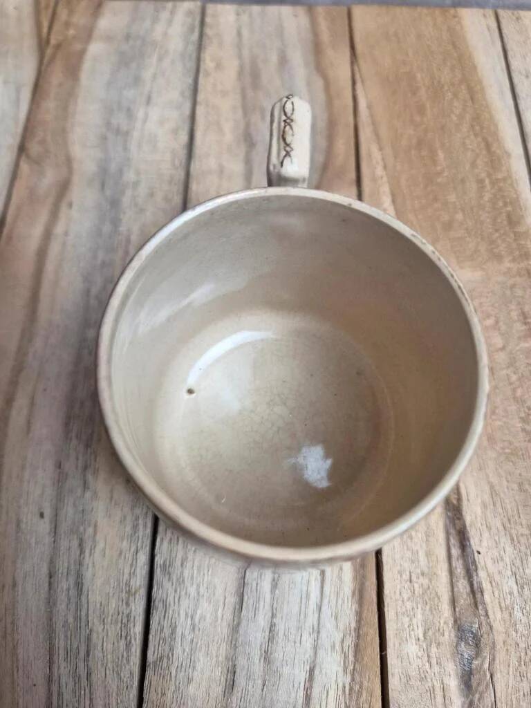 Antique ironstone cup – Japonese decoration – late 19th century