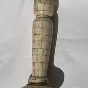 Grand tour bone inlay candle holders, candle sticks and obelisk, ca 1895 France