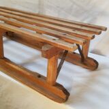 Old wooden sledge large size - 104 cm