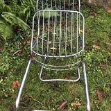 Chrome chairs style Rinaldi 70s