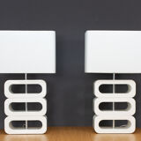 Paires de lampes de table par Jan des Bouvrie