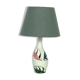 Hand painted ceramic table lamp, Mid-Century, Italy 1950s