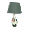 Hand painted ceramic table lamp, Mid-Century, Italy 1950s