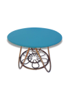 Rattan side table