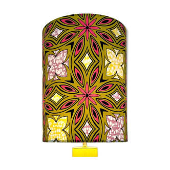 Dopamin Decor - Lampshade made from colourful African batik fabric