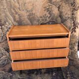 Vintage solid wood chest of drawers