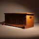 Carved Oak Chest with Decorative Front | Germany 1970s