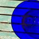 Klein blue salad bowl