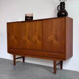 Vintage Danish highboard teak