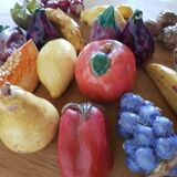 Vintage slurry ceramic fruit lot