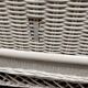 Commode et chevet en rotin blanc