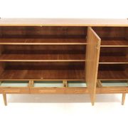 Scandinavian teak and oak sideboard, Sweden, 1950