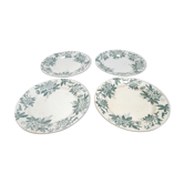 4 assiettes anciennes st amand