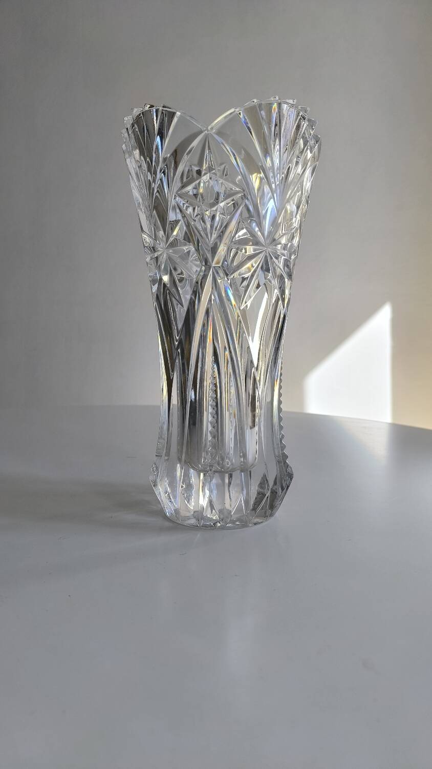 Vintage Vincennes vase by Cristal D'Arques Durand in crystal