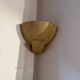 Art Deco wall lights in patinated plaster, France, 1925, set of 3