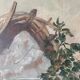 HST painting "Still life with basket and pike" signed H. Baillet 1912