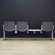 Grey aluminium bench, Danish design, 1960s, production: Denmark