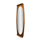 Campo & Graffi - teak vintage wall mirror - 60s mid century modern wood mirror made in italy