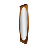 Campo & Graffi - teak vintage wall mirror - 60s mid century modern wood mirror made in italy