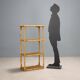 Small 1980s bamboo bookcase