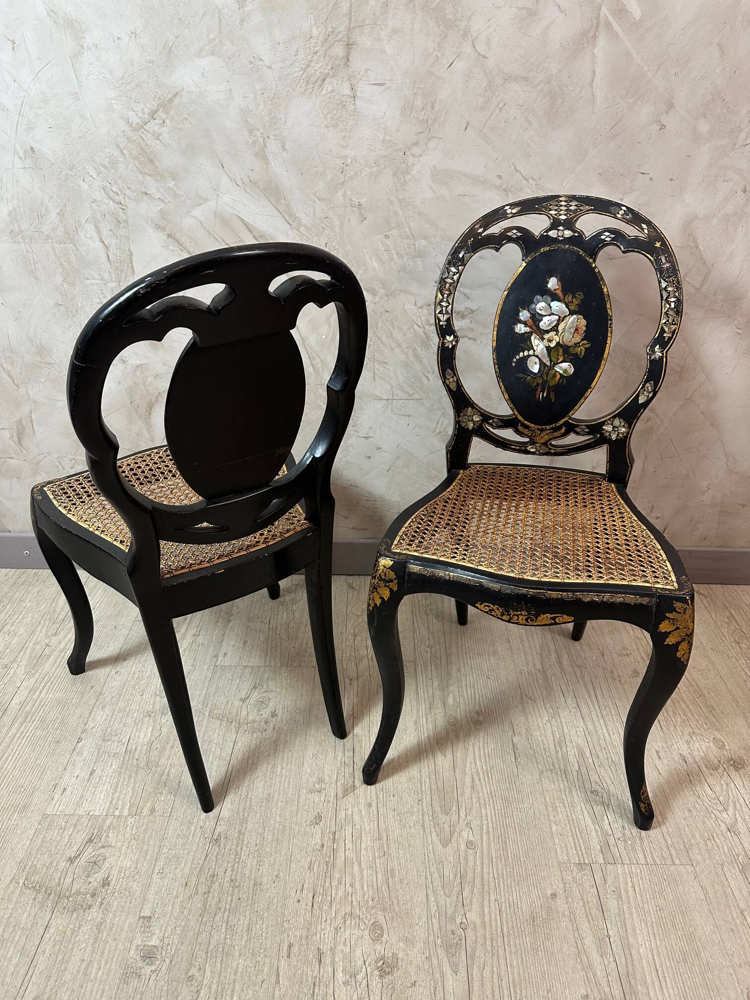 Pair of Napoleon III chairs