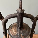 Old kerosene storm lamp