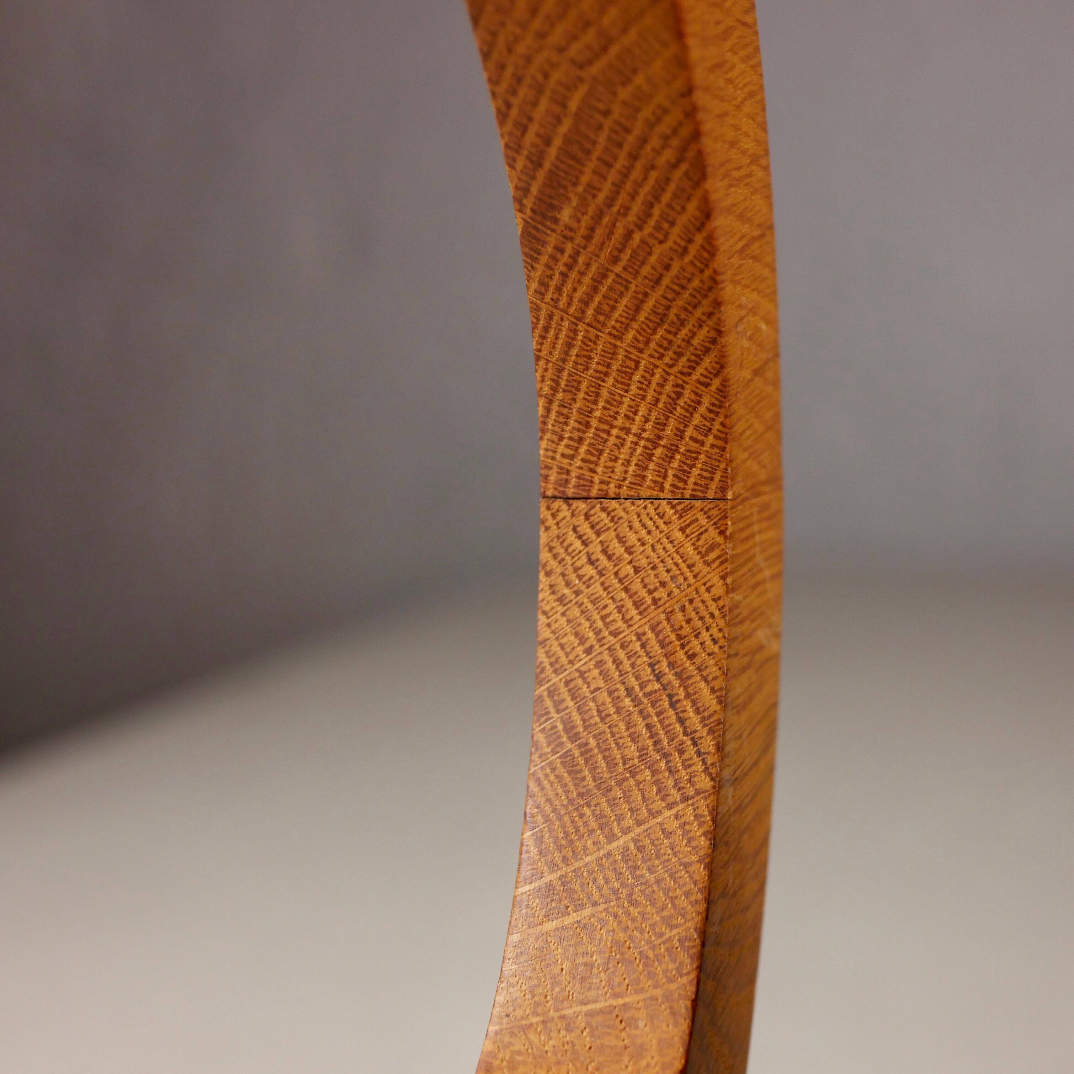 Wall lamp in oak and ceramic Guillerme and Chambron