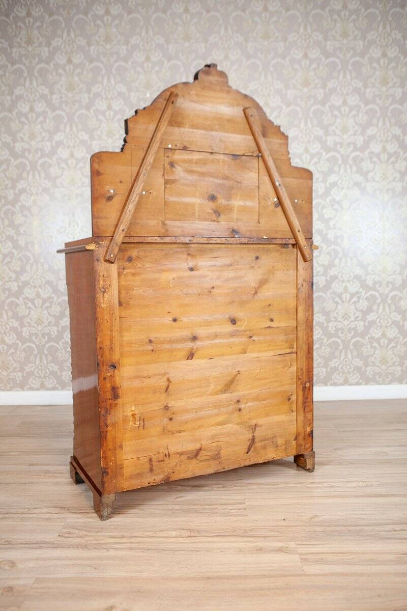 End of 19th Century Light Brown Eclectic Buffet in Walnut