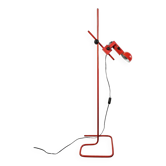 Lampadaire rouge des années 80