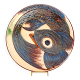 Beautiful decorative fish plate Puigdemont