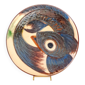 Beautiful decorative fish plate Puigdemont