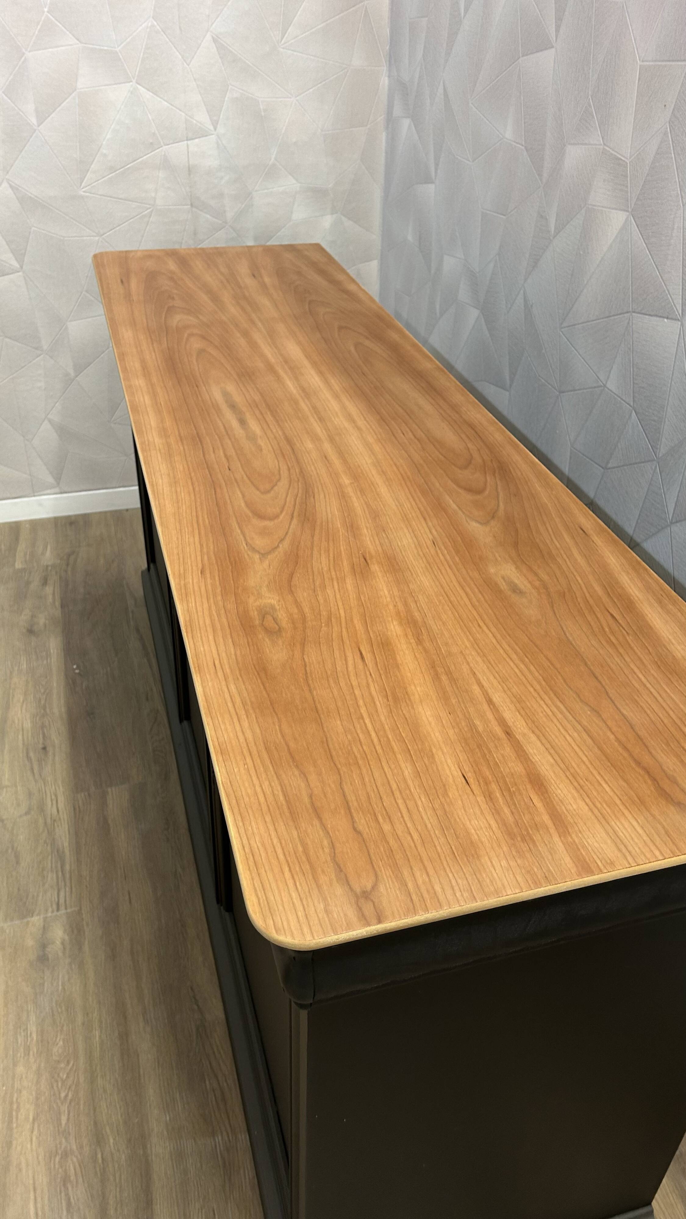 Old buffet bar with industrial makeover