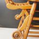Chaise haute bébé transformable vintage