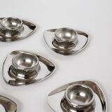 Set of 6 egg cups Carlo Mazzeri & Anselmo